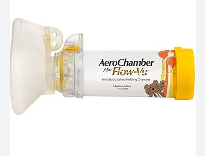 AeroChamber Plus Flow-Vu Sarı