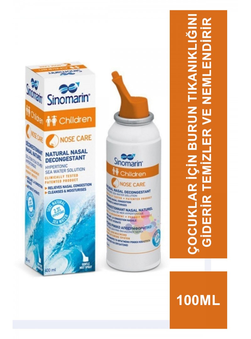 Çocuk Deniz Suyu Spreyi 100 ml Burun Spreyi