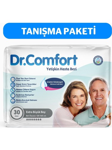 Hasta Bezi Bel Bantlı Tekstil 30 Lu Xlarge (Comfort)