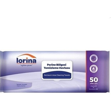 Perine Bölgesi Temizleme Havlusu 50li Lorİna
