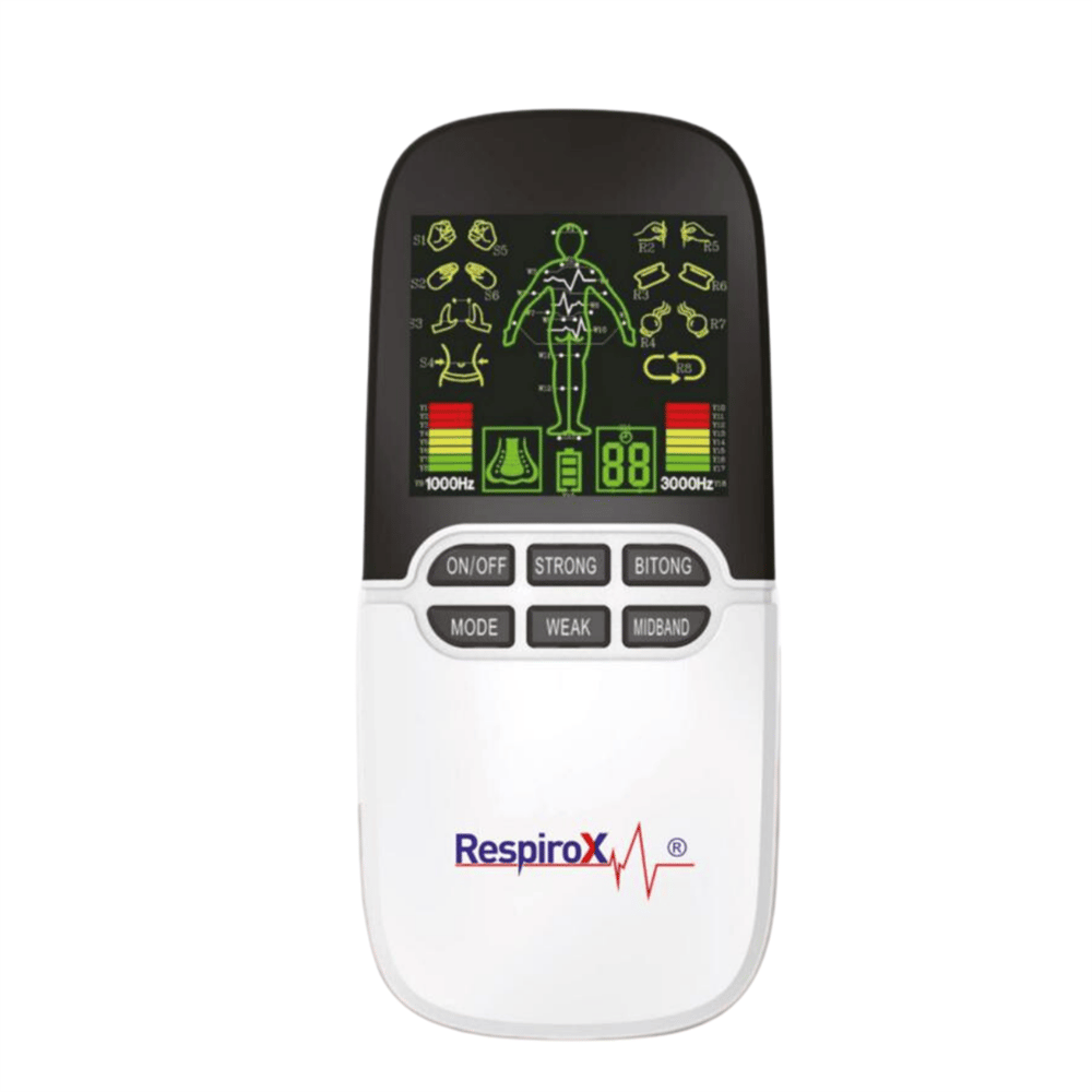 Respirox RTC-PRO Renkli Dijital Masaj Aleti 8 Kanallı Şarjlı Tens Cihazı