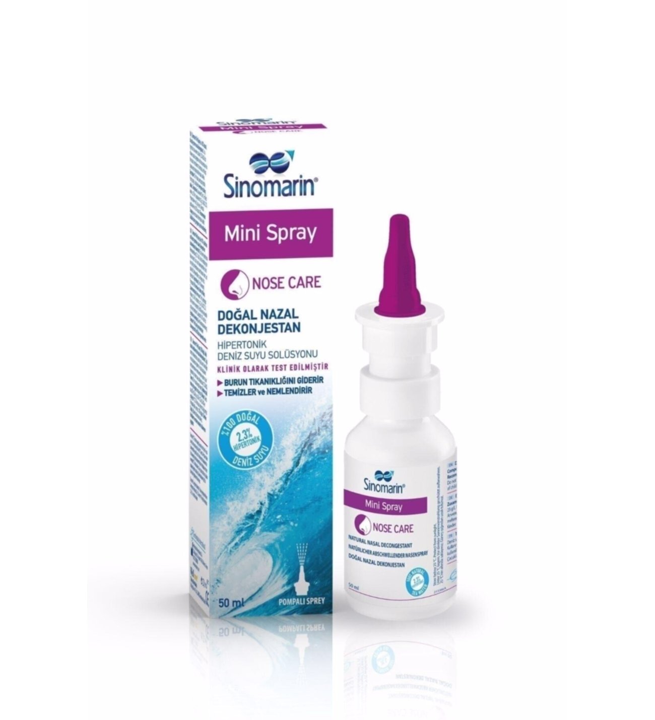 Deniz Suyu 50 ml Burun Spreyi Sinomarin Mini